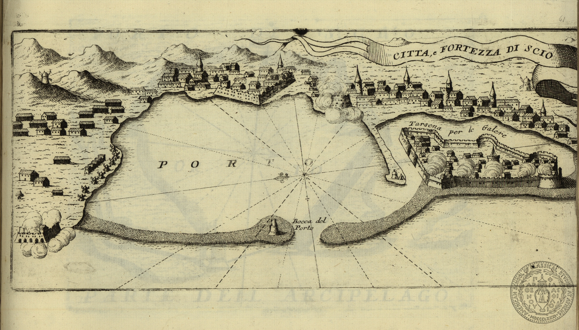 Citta e fortezza di Scio